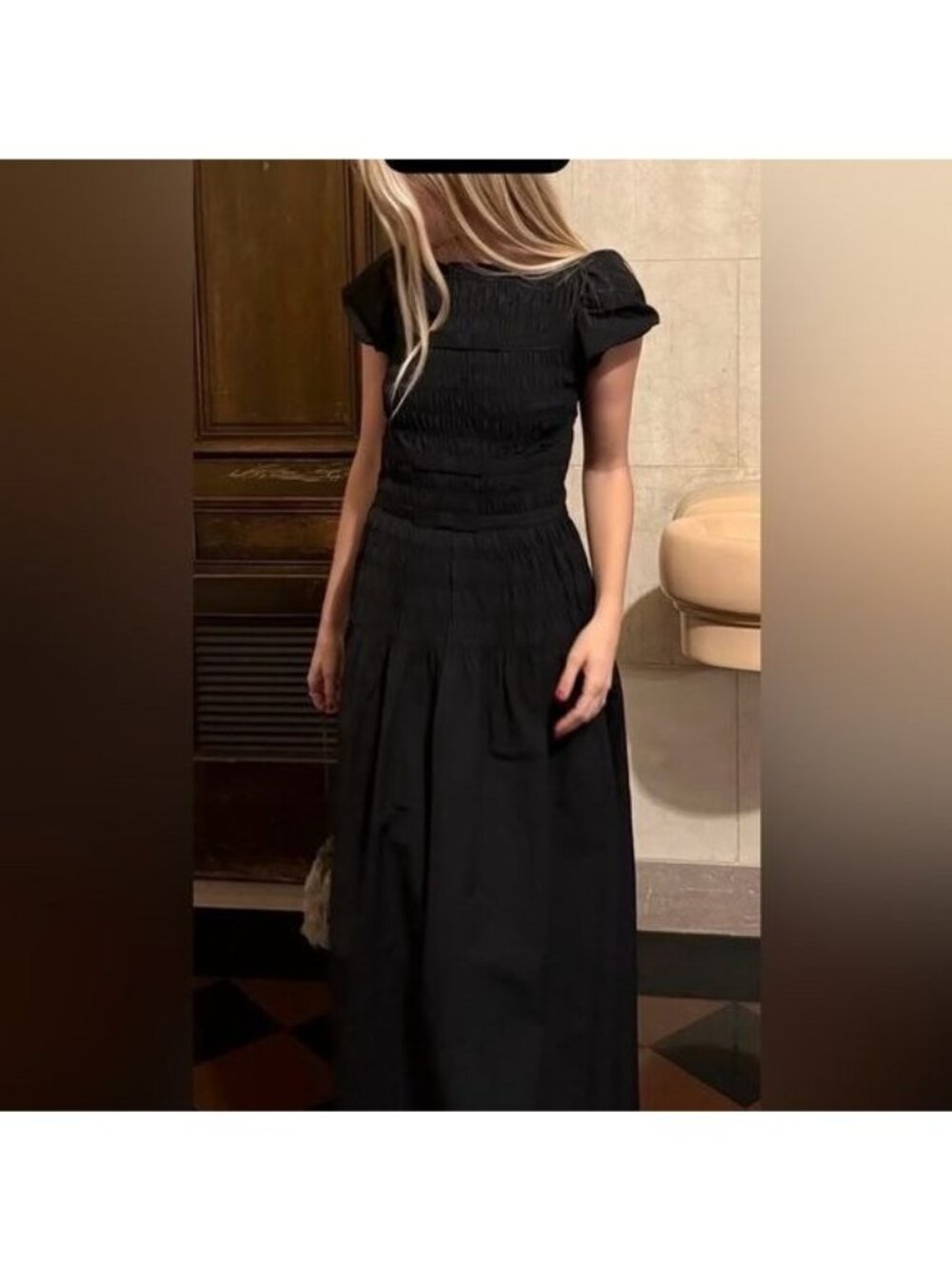 Doen Black Midi Dress - Picture 8 of 14